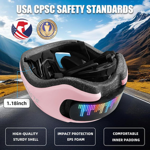 หมวกกันน็อคกีฬาสำหรับวัยรุ่น - หมวกจักรยานอัจฉริยะพร้อมไฟ - Product Image 2