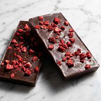Cubes de fraises lyophilisées 100% purs, sans additifs, matière première pour la transformation alimentaire