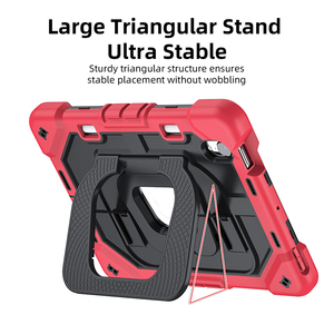 Casing Tablet Silikon Defender untuk iPad Mini 6 Mini 7 8.3 inci dengan penyangga kokoh dan tali bahu terintegrasi - Product Image 3