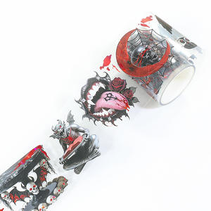 เทป1ม้วนสำหรับตกแต่งฮาโลวีนแบบ DIY เทป Washi สำหรับทำคู่มือทิวทัศน์ - Product Image 5