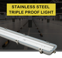 Premium 2ft 4ft 5ft Tri-preuve Luminaires Boîtier en acier inoxydable IP66 Cold Storage pour Premium Étanche Entrepôts Usine