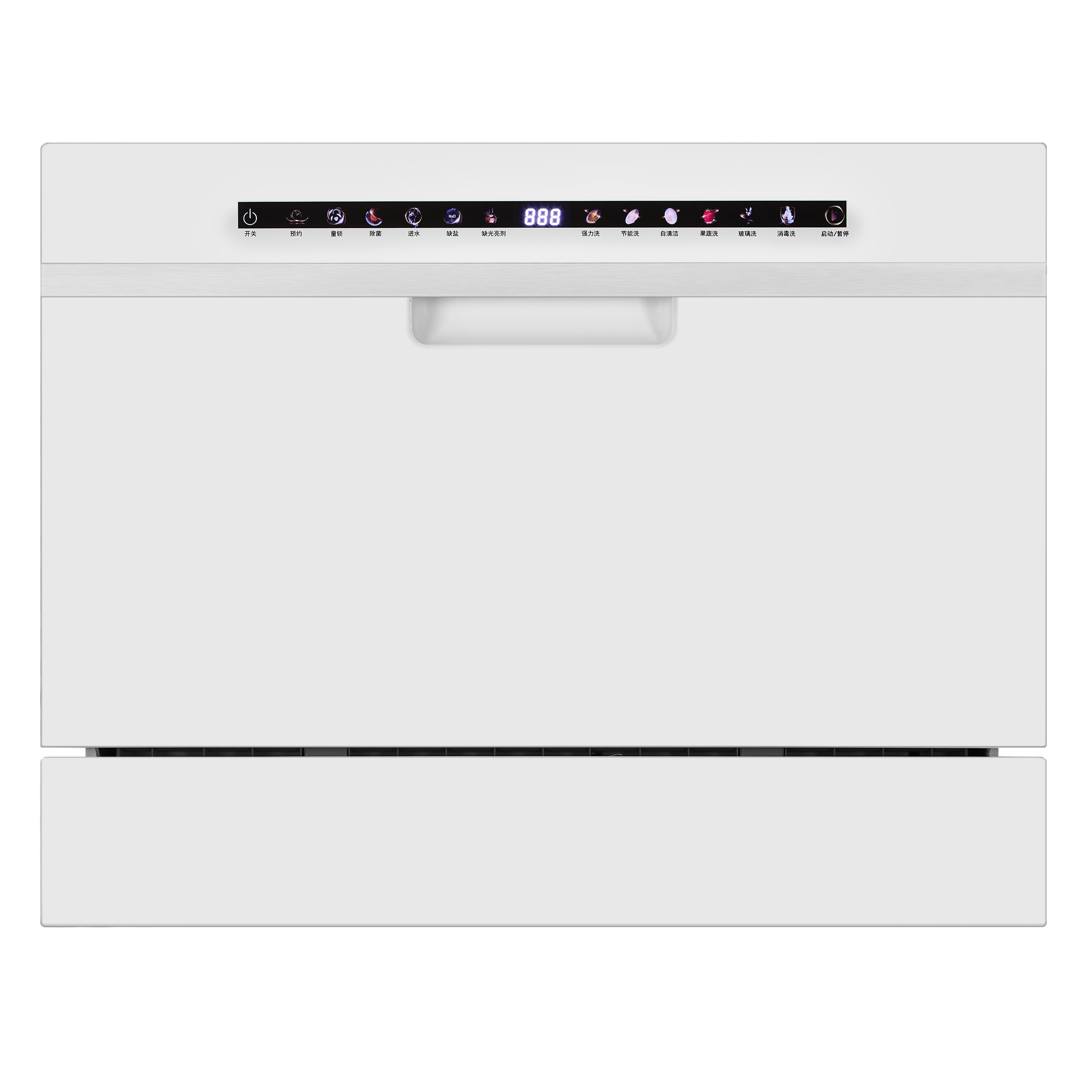 New Model Multi-functions Smart Dishwashers 1400W 6-8sets 9.3L Built-in Household Dishwasher Machine