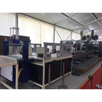 Plieuse-colleuse semi-automatique pour boîtes en carton ondulé HRB / Machine à plier et coller