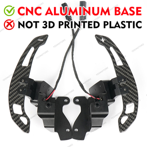 TDD Magnetic Carbon Fiber Paddle Shifters For Ford F150 F-150 Raptor 2015-2025 Steering <b>Wheel</b> Shift Paddle Extension - Product Image 2