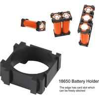 100Pcs 18650 Lithium Battery Holder, Plastic Battery Pack Bracket Cylindrical Cell Battery Stand Cell Spacer for DIY Fixed Batte