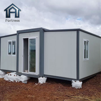 Maison conteneur préfabriquée modulaire pliable et extensible de 2, 3, 4 ou 5 chambres, 20 pieds, 40 pieds, maison mobile, mini-maison