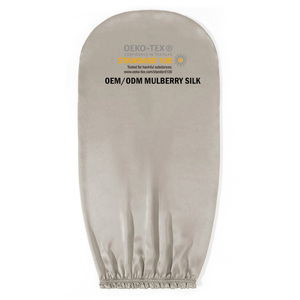 Échantillon gratuit Logo personnalisé Extra Long 100% <span class=keywords><strong>soie</strong></span> <span class=keywords><strong>de</strong></span> mûrier Bonnets bandeau réglable Long grand Satin <span class=keywords><strong>soie</strong></span> <span class=keywords><strong>Bonnet</strong></span> <span class=keywords><strong>nuit</strong></span> casquettes <span class=keywords><strong>de</strong></span> sommeil - Product Image 5