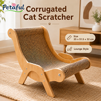 Griffoir pour chat haute densité, résistant à l'usure et aux rayures, en carton ondulé, pour chaise, canapé, ou comme nid pour chat, remplaçable