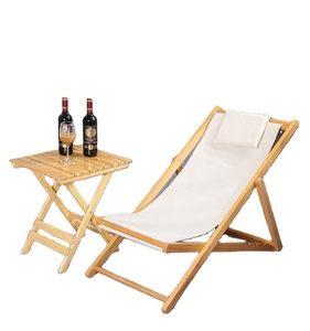 Sedia Luna Pieghevole Moderna in Legno Massello Naturale Personalizzabile, Regolabile per Esterni, Relax, Pranzo, <span class=keywords><strong>Vista</strong></span> Mare, Piscina, Spiaggia, Terrazza, Campeggio - Product Image 3