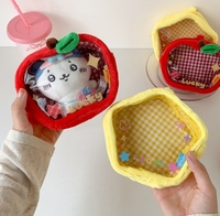 Sac de rangement en peluche écologique Star Kids pour figurines et poupées d'anime - Sac suspendu anti-poussière pour cadeaux de bienvenue