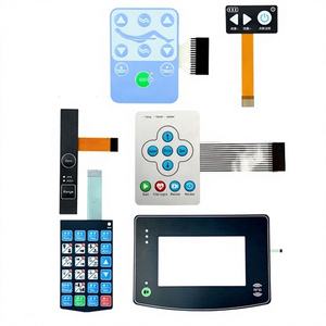 Interrupteur à membrane personnalisé de haute qualité OEM, interrupteur à membrane fin, surface résistante aux rayures, couleurs Pantone/RAL, montage sur circuit imprimé - Product Image 1