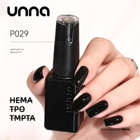 UNNA 10ML Vernis Gel UV Noir Blanc Gris Ciment Sans HEMA, TPO et TMPTA Gel Couleur Longue Durée Vernis Gel de Luxe Fournisseur d'Onglerie