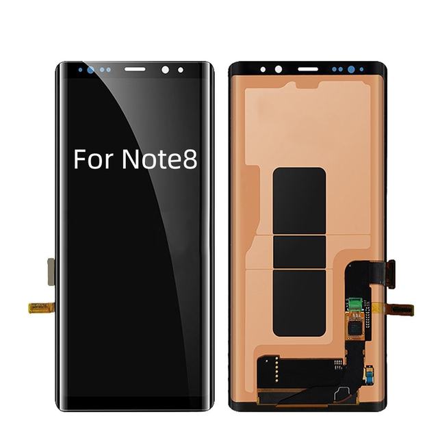 Original Refurbished Touch Screen for Samsung Note 8 Replacement Display Digitizer Assembly Frame Mobile Phone for 3 Year