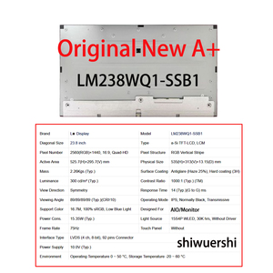 Écran LCD de remplacement IPS 23,8 pouces 2560*1440 LVDS 92 broches LM238WF7 SSA1 LM238WQ3 SSA1 LM238WQ1 RSAL2 SLA1 SSA1 SSB1 SSB2 SSC1 - Product Image 5
