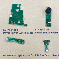 Scheda PCB Interruttore di Accensione/Spegnimento SYYTECH per Console Playstation 4 PS4 Fat Slim Pro 1200 2000, Parti di Ricambio PCB Luce