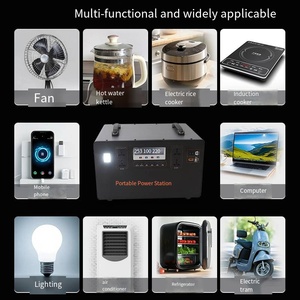 Home <b>Solar</b> Energy Storage System Portable Power Supply Wireless Charging Uninterruptible Power Supply <b>Solar</b> <b>Generator</b> - Product Image 2