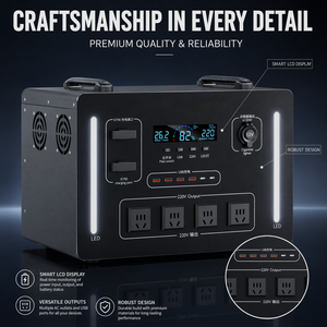 Générateur solaire rechargeable écologique, station portable, <span class=keywords><strong>meilleure</strong></span> batterie au lithium avec BMS intelligent pour le travail en extérieur - Product Image 2