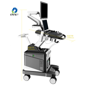 Nouvel Échographe Vétérinaire EUR VET : <span class=keywords><strong>Appareil</strong></span> <span class=keywords><strong>d</strong></span>'Échographie Animale sur Chariot Médical avec Écran LCD - Product Image 5