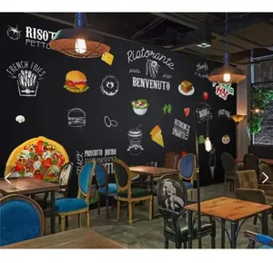 Murale 3D in PVC per Ristoranti Fast Food, Caffetterie e Cucine, Sfondo Fotografico Autoadesivo Impermeabile su Misura - Product Image 5