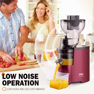 Extracteur de jus à vitesse lente DSP KJ3070, moteur DC, rouge, extracteur de jus électrique multifonctionnel - Product Image 3