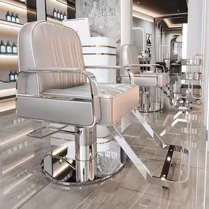 Hair Salon Chair Network Red Trend Salon Hair Cutting And Dyeing Chair Hair Salon Can Be Lifted To Put Down Barber Chair