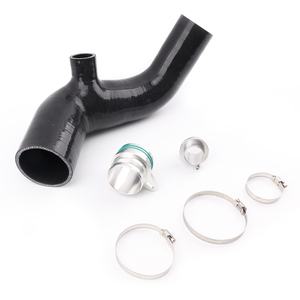 Tuyau d'admission en silicone haute performance Aosu Performance Turbo Boost pour N55 3.0T M135i (uniquement turbo hybride) ICP017-BK - Product Image 2