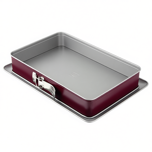 Dr. Oetker Rectangular Springform Pan 38 X 25 Cm Bicolor <b>Bakeware</b> For Cake Baking - Product Image 2