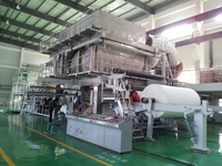 Ligne de production de papier thermique pour reçus, machine à papier spéciale à partir de pâte recyclée de type Fourdrinier, à économie d'énergie