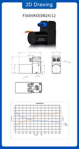 Bomba de Diafragma Mini Sem Óleo Fluidsmart 12v 24V DC Bomba Elétrica de Líquido Sem Escovas Anticorrosiva Micro Bomba de Água para Tinta - Product Image 4