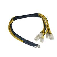 Cable de alimentación de computadora multiinterfaz: cable conector PSU de alto rendimiento con múltiples conectores SATA y Molex