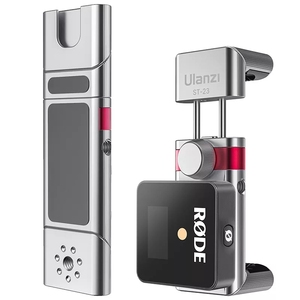 Support de trépied Ulanzi ST-23 pour <span class=keywords><strong>iPhone</strong></span> 13 12 <span class=keywords><strong>11</strong></span> Pro Max Android Rode <span class=keywords><strong>Vlog</strong></span> Adaptateur sans fil - Product Image 1