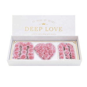 Chengruo Custom Emballage Caja Regalo Karton Verpackung mm I Love You flower paper gift floral box packaging Carton for gift