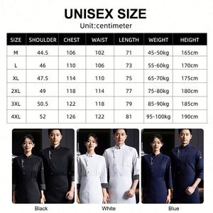 ชุดยูนิฟอร์มสำหรับพนักงานครัวหญิง ชุดเชฟกันน้ำ สีขาวเหลือง ลายพิมพ์ - Product Image 3