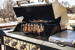 Baquetas <span class=keywords><strong>de</strong></span> Acero Inoxidable para Barbacoa, Soporte para <span class=keywords><strong>Asador</strong></span> <span class=keywords><strong>de</strong></span> Pata <span class=keywords><strong>de</strong></span> Pollo, Ala, Horno, <span class=keywords><strong>Asador</strong></span>, Baquetas, Acero Inoxidable, Barbacoa - Product Image 4