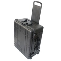 Boîte à outils rigide en PP étanche IP67 avec roulettes |   Boîte de rangement pour équipement de trolley, étui de transport anti-poussière