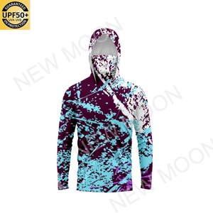 เสื้อฮู้ดตกปลาคุณภาพสูงระดับไฮเอนด์ แขนยาว สำหรับผู้ชาย เสื้อฮู้ดแห้งเร็วสำหรับกิจกรรมกลางแจ้ง เสื้อฮู้ดฤดูร้อน - Product Image 3