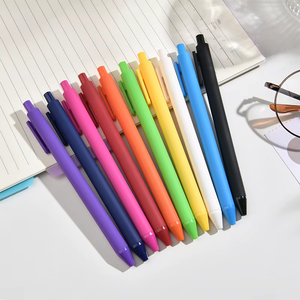 Deya Tùy Chỉnh Macaron <span class=keywords><strong>Gel</strong></span> Bút Số Lượng Lớn 0.5Mm Đầu Tốt Nhựa Mực Đen UV In Ấn Mịn Bằng Văn Phòng Phẩm Cho Sinh Viên Văn Phòng Phẩm - Product Image 1