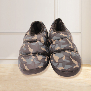 Chaussons d'hiver en duvet d'oie ultralégers Chaussons d'extérieur d'intérieur Chaussons chauds et souples pour hommes et femmes avec sac de rangement - Product Image 4