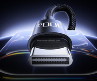 PD 100w 5A Type C Chargeur Câble Rapide Charge Rapide Données Usb-c vers Usb C pour Android Mobile Téléphone Portable Chargeur d'ordinateur portable