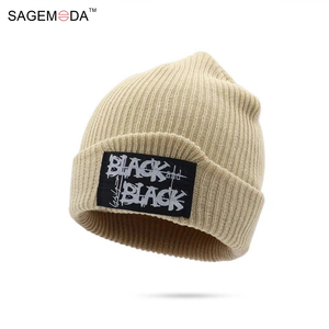 Casual sombrero <span class=keywords><strong>de</strong></span> las mujeres <span class=keywords><strong>de</strong></span> los hombres <span class=keywords><strong>de</strong></span> moda <span class=keywords><strong>de</strong></span> punto <span class=keywords><strong>de</strong></span> invierno sombrero <span class=keywords><strong>de</strong></span> Hip-hop sombrero Unisex tapa - Product Image 2