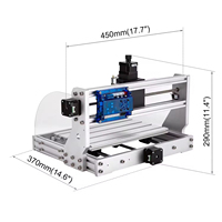 Machine de gravure CNC de bureau 3018 à 3 axes, mini-machine de gravure pour le bois, l'acrylique, le plastique, le PVC, la sculpture, vente chaude