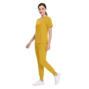 Uniformes Médicos, Conjunto de Pantalones Deportivos Unisex, Traje de Enfermera de Alta Elasticidad, Transpirable, Suave y Moderno 46002 - Product Image 2