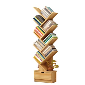 Großhandel hochwertige baumförmige moderne Holz Bücherregal billige Baum Bücherregal