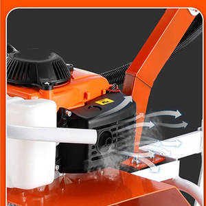 Tondeuse à gazon à essence haute puissance 48F Mini <span class=keywords><strong>scarificateur</strong></span> rotatif pour potager ménage deux temps de qualité industrielle - Product Image 6