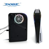 Bande lumineuse ambiante RGB à commande vocale intelligente DOBE, anneau lumineux coloré pour accessoires de jeu PS5 Slim Pro