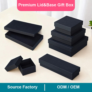 Caja de Papel Rígido Premium con Logotipo Personalizado EVERWIN, Caja de Embalaje de Lujo con Tapa y Base para Almacenamiento de Joyas y Cosméticos - Product Image 3