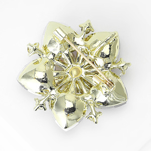 Nouvelle Broche Fleur Colorée Tendance 2026, Épingle Éclatante en Cristal pour Femme, Bijou de Soirée, Mariage et Occasions Formelles - Product Image 6