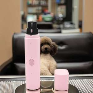 Lime à ongles pour chien automatique, silencieuse et indolore, coupe-ongles pour animaux de compagnie avec lumière LED, 2 vitesses, rechargeable, portable, écologique, en plastique sûr - Product Image 1