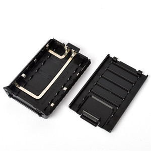 Estuche para Baterías Baofeng <span class=keywords><strong>UV</strong></span>-5R, Carcasa Negra para Pilas AAA o AA, para Transceptor FM Walkie Talkie Baofeng DM-5R <span class=keywords><strong>UV</strong></span>-5R 5RA <span class=keywords><strong>5RE</strong></span> <span class=keywords><strong>Plus</strong></span> Series - Product Image 4
