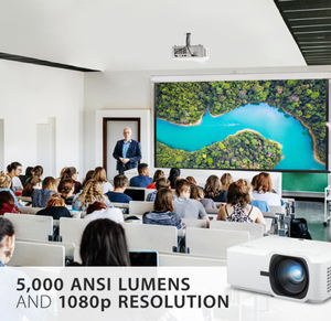 <strong>ViewSonic</strong> LS740HD Portable 1080P FHD <strong>Projectors</strong>, Laser 5000 Lumens 1.3x Zoom Proyector for School Small Office Home Cinema - Product Image 2